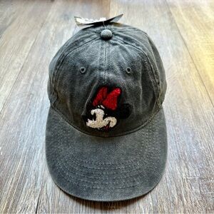 Disney Minnie Mouse Mini Logo Strap Back Hat Adjustable Cap Model: MMFH0061
